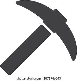 Hammer icon vector isolate. lodge icon