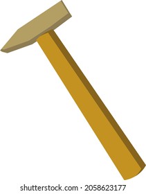 
hammer icon vector logo design