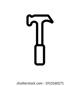 hammer icon vector logo symbol