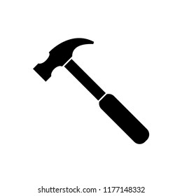 Hammer icon  vector logo templae