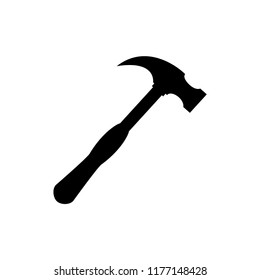 Hammer icon  vector logo templae