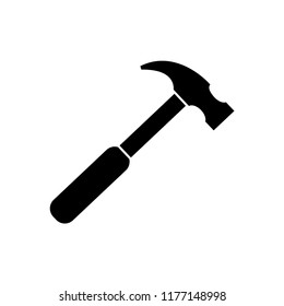 Hammer icon  vector logo templae