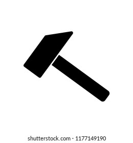 Hammer icon  vector logo templae