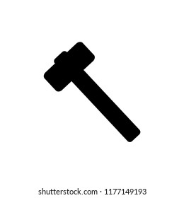 Hammer icon  vector logo templae