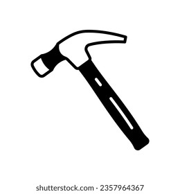 Hammer icon in vector. Logotype