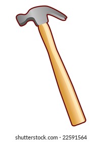 hammer icon in vector mode