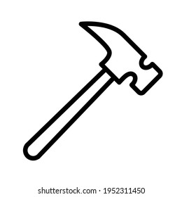 Vector De Icono De Martillo En Diseño De Moda.