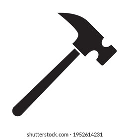 Hammer Icon Vector On Trendy Design.