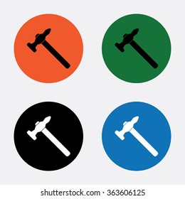 hammer icon vector picture image graphic art