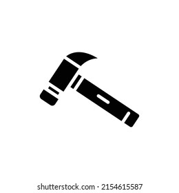 Hammer icon vector. Repair. Solid icon style. simple design editable. Design simple illustration