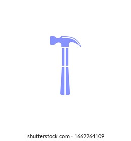 hammer icon vector sign isolated for graphic and web design. hammer symbol template color editable on white background.