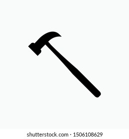 Hammer Icon - Vector, Sign and Symbol for Design, Presentation, Website or Apps Elements.