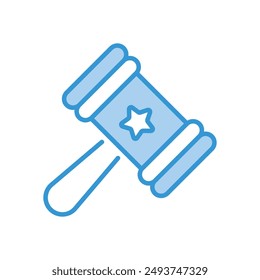 Hammer icon vector stock illustration