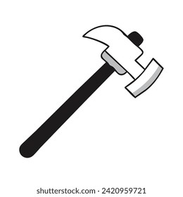 Hammer icon vector template design
