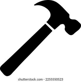 Hammer Icon Vector Template trendige Illustration auf weißem Hintergrund.eps