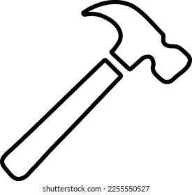 Hammer Icon Vector Template trendy style illustration on white background 