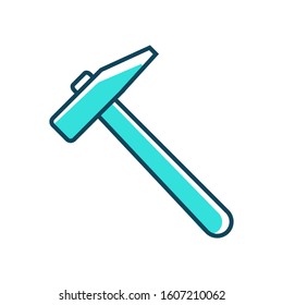 Hammer icon vector in trendy style on white background