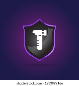 hammer icon. work sign