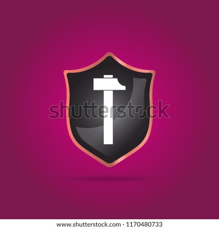 hammer icon. work sign