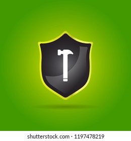 hammer icon. work tool