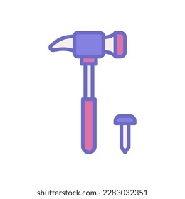 icono martillo para tu diseño de sitio web, logotipo, aplicación, interfaz de usuario.
