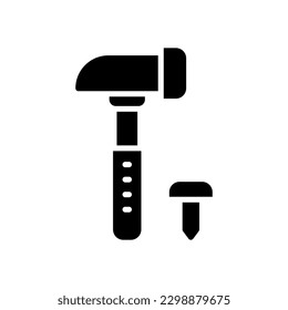 icono martillo para tu diseño de sitio web, logotipo, aplicación, interfaz de usuario.