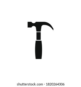 Hammer icon for your website, logo, app, UI, product print. Hammer icon concept flat Silhouette vector illustration icon