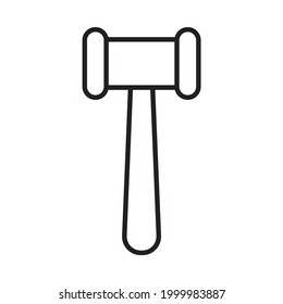 Hammer icons symbol vector elements for infographic web