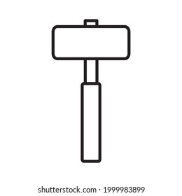 Hammer icons symbol vector elements for infographic web