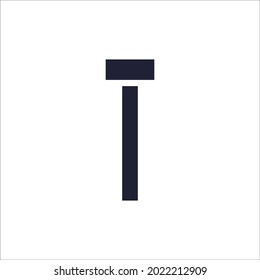 Símbolo de iconos de martillo elementos vectoriales para web infográfica