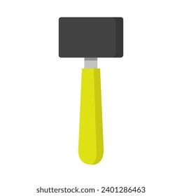 Martillo ilustrado sobre fondo blanco
