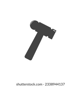 Diseño de Ilustración de Martillo - Fondo aislado. Icono de martillo vectorial.