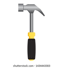 Hammer illustration, tool illustration, vector data