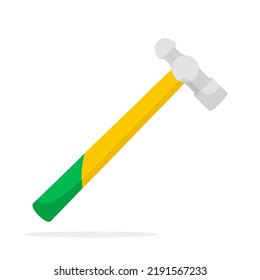 Hammer isolated on white background