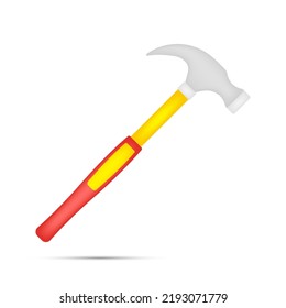 Hammer isolated on white background