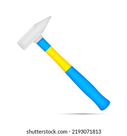 Hammer isolated on white background