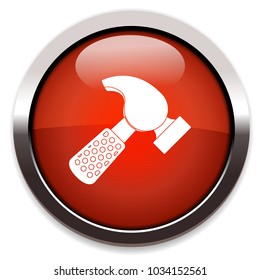 hammer isolated vector icon