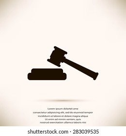  Hammer judge icon