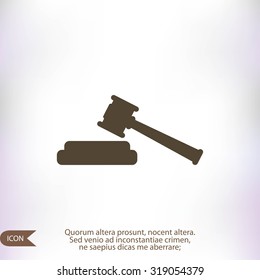  Hammer judge icon