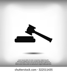 Hammer judge icon