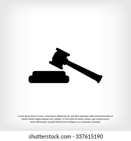  Hammer judge icon