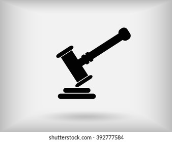 Hammer judge icon