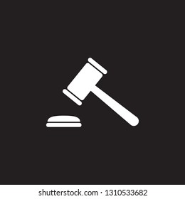 hammer of a judge icon. Simple element illustration. Business icons universal for web and mobile