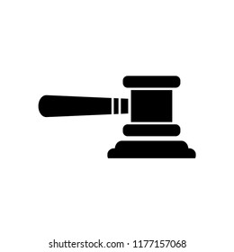 hammer of justice icon vector