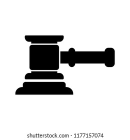 hammer of justice icon vector