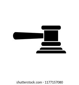hammer of justice icon vector