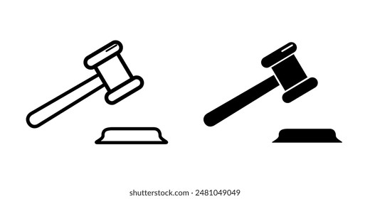 Diseño del Vector del icono de justicia