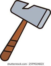 Hammer Line vector Icon Design