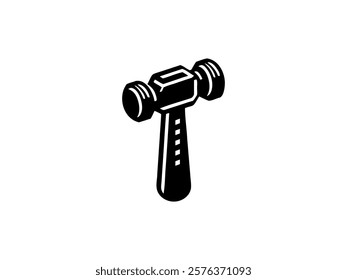 Hammer Logo , Classic Hand Tool Icon for Building and Renovation Projects