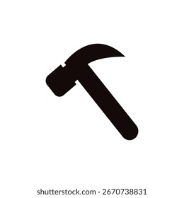 Hammer-Logo-Symbol, Abbildung flach